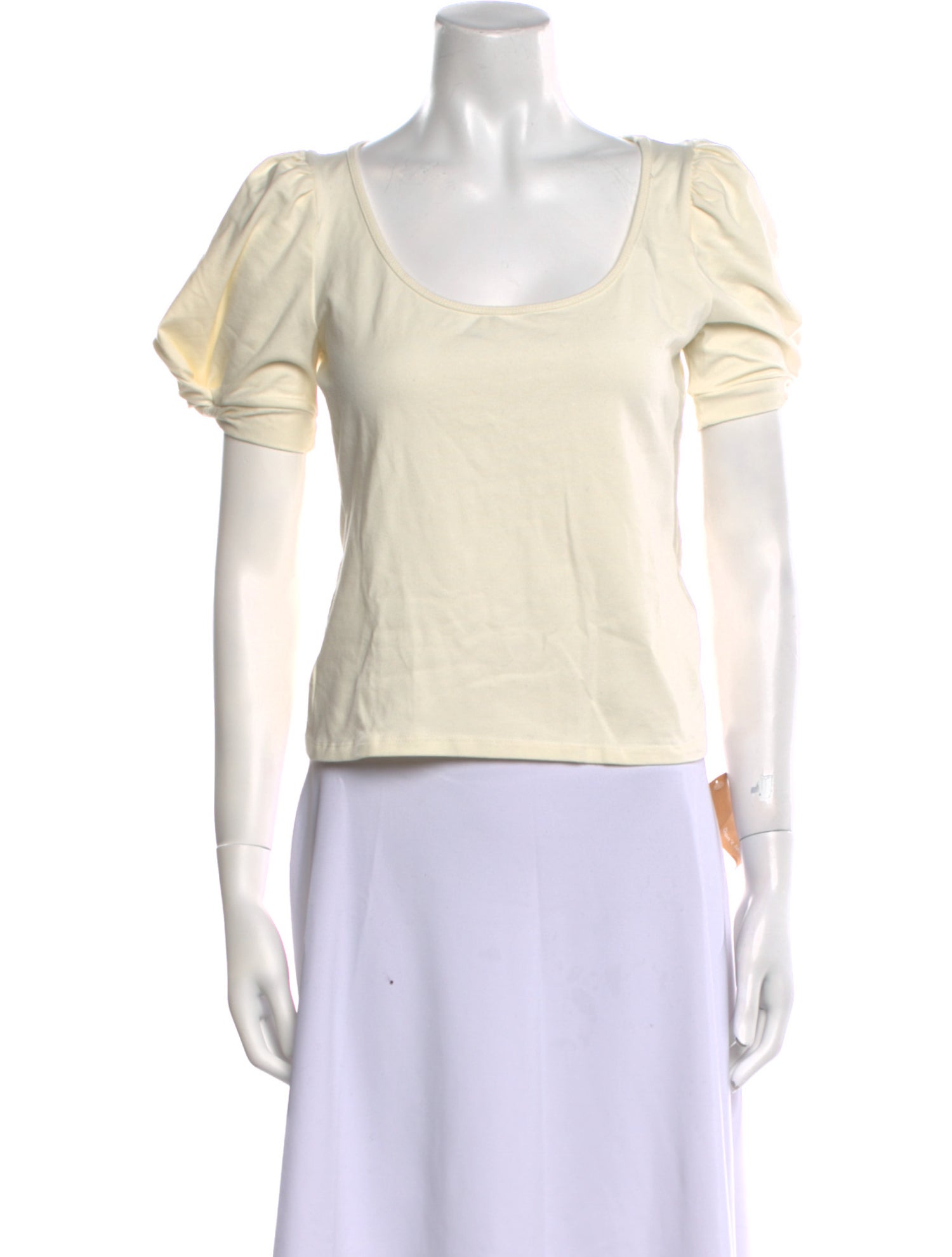 Reformation Scoop Neck Short Sleeve T-Shirt