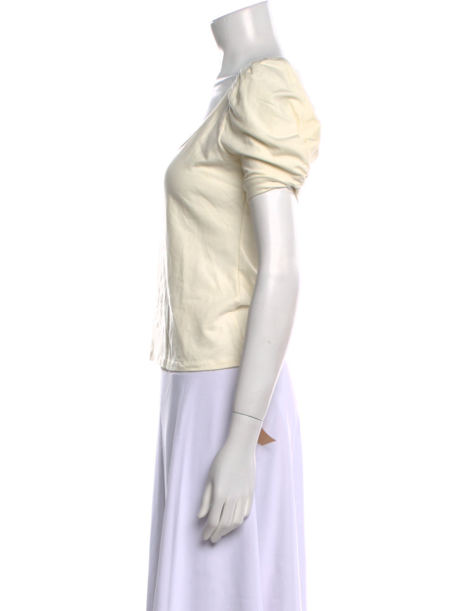 Reformation Scoop Neck Short Sleeve T-Shirt