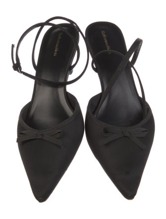 Reformation Satin Mules