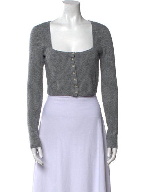 Reformation Cashmere Square Neckline Crop Top