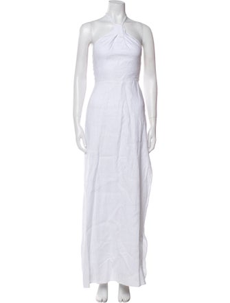 Reformation Halterneck Long Dress