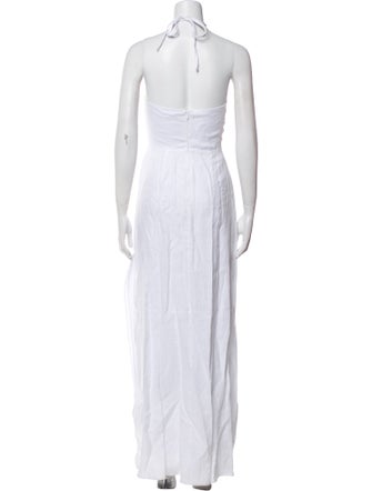 Reformation Halterneck Long Dress