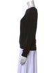 Reformation Scoop Neck Long Sleeve Sweatshirt