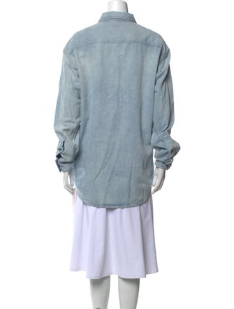 Reformation Long Sleeve Button-Up Top