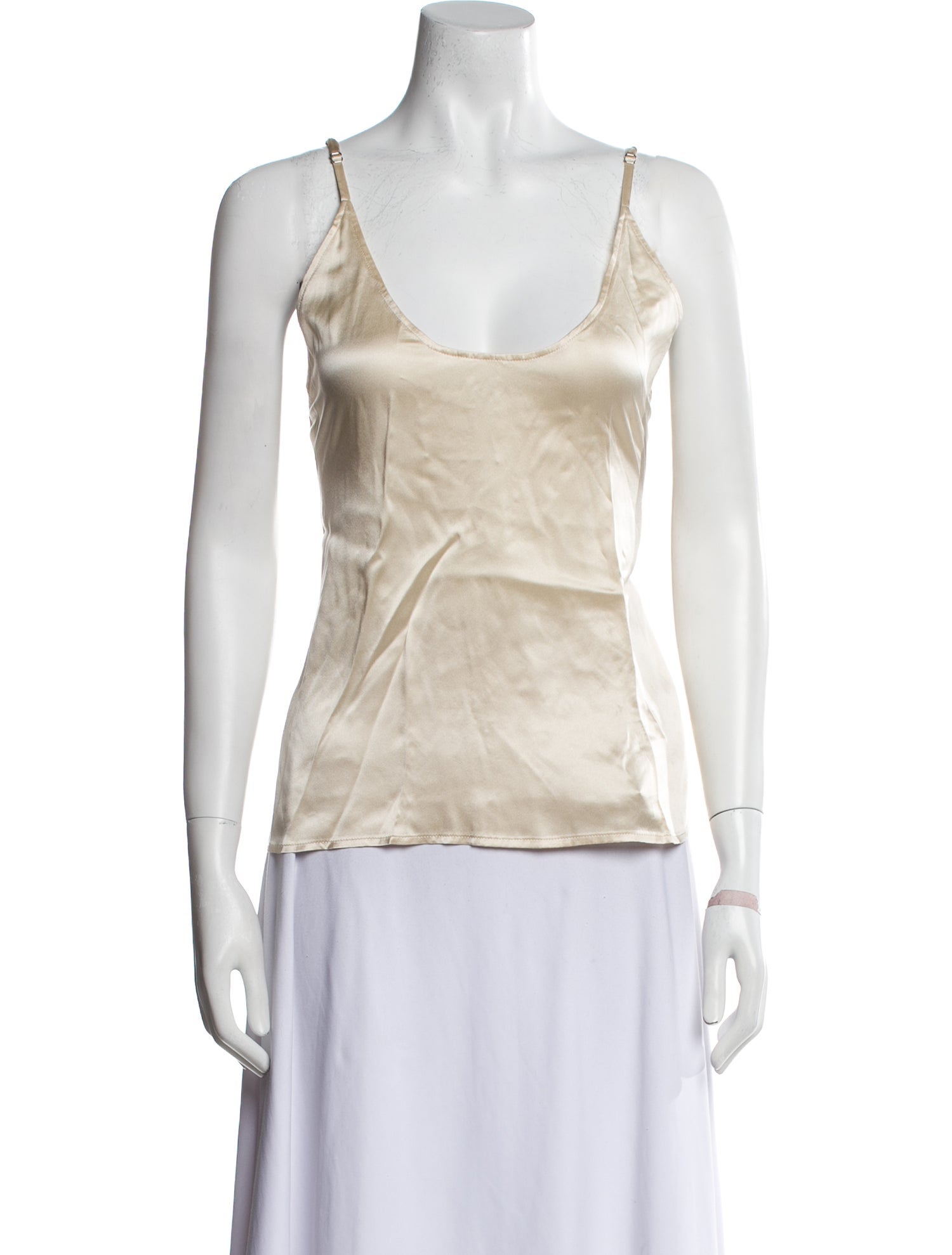 Reformation Silk Scoop Neck Top