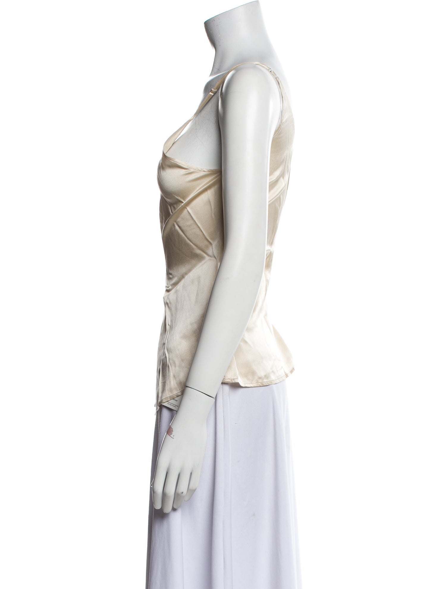 Reformation Silk Scoop Neck Top