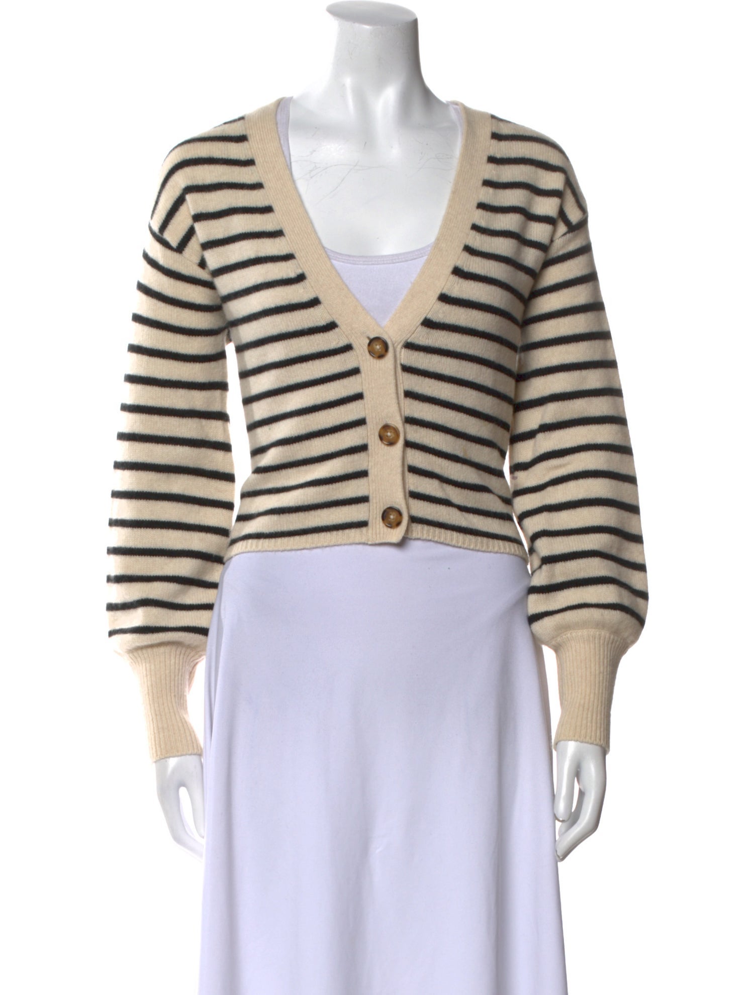 Reformation Cashmere Striped Sweater