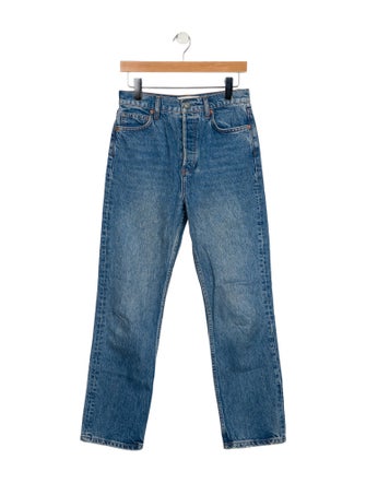 Reformation High-Rise Straight Leg Jeans