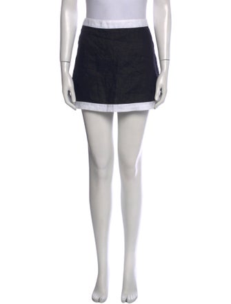 Reformation Linen Mini Skirt