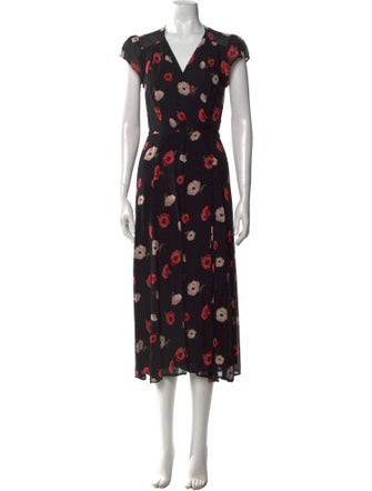 Reformation Floral Print Long Dress