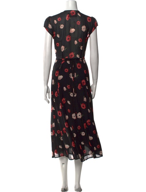 Reformation Floral Print Long Dress