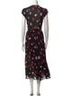 Reformation Floral Print Long Dress