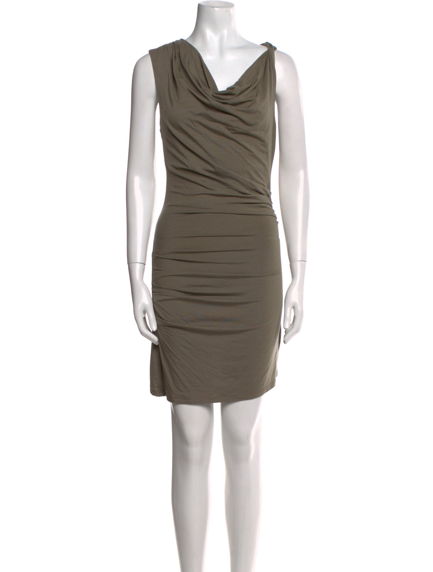 Reformation Cowl Neck Mini Dress