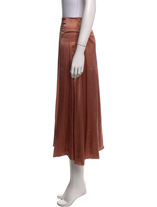 Reformation Silk Midi Length Skirt