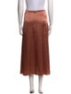 Reformation Silk Midi Length Skirt