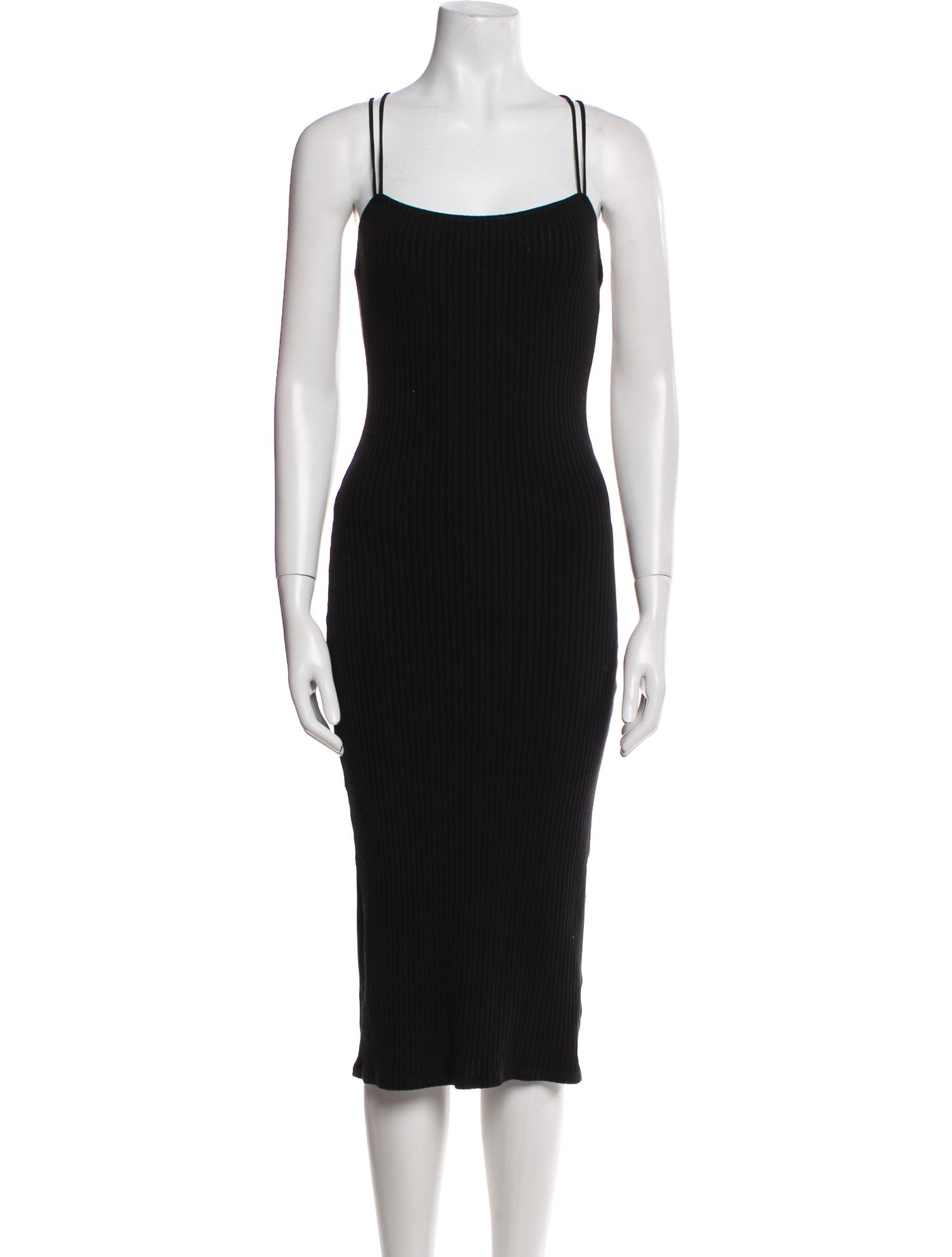 Reformation Square Neckline Midi Length Dress