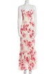 Reformation Floral Print Long Dress