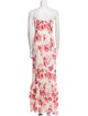 Reformation Floral Print Long Dress