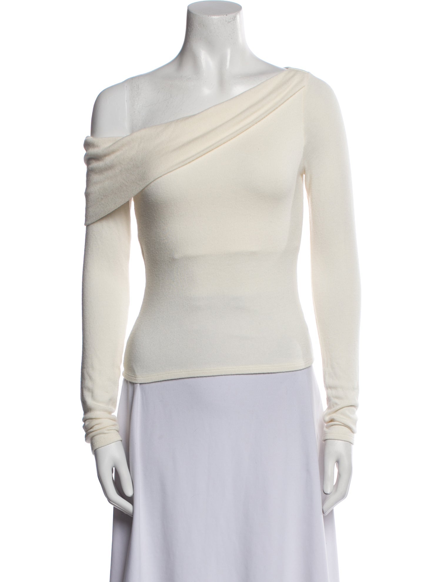 Reformation Asymmetrical Long Sleeve Top