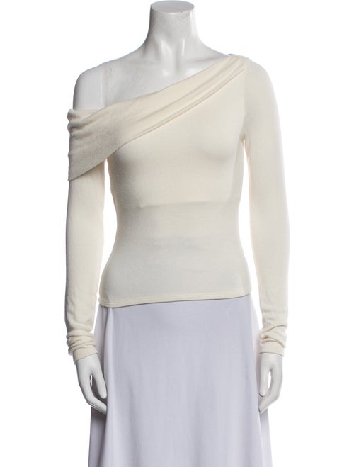 Reformation Asymmetrical Long Sleeve Top