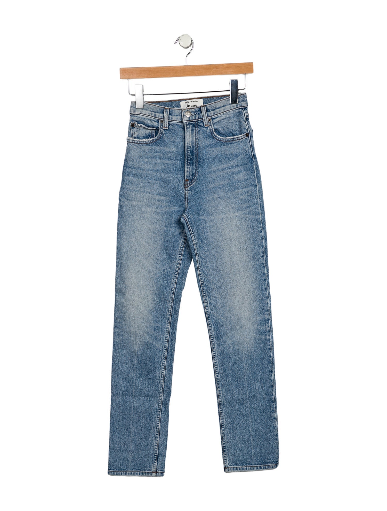 Reformation High-Rise Straight Leg Jeans