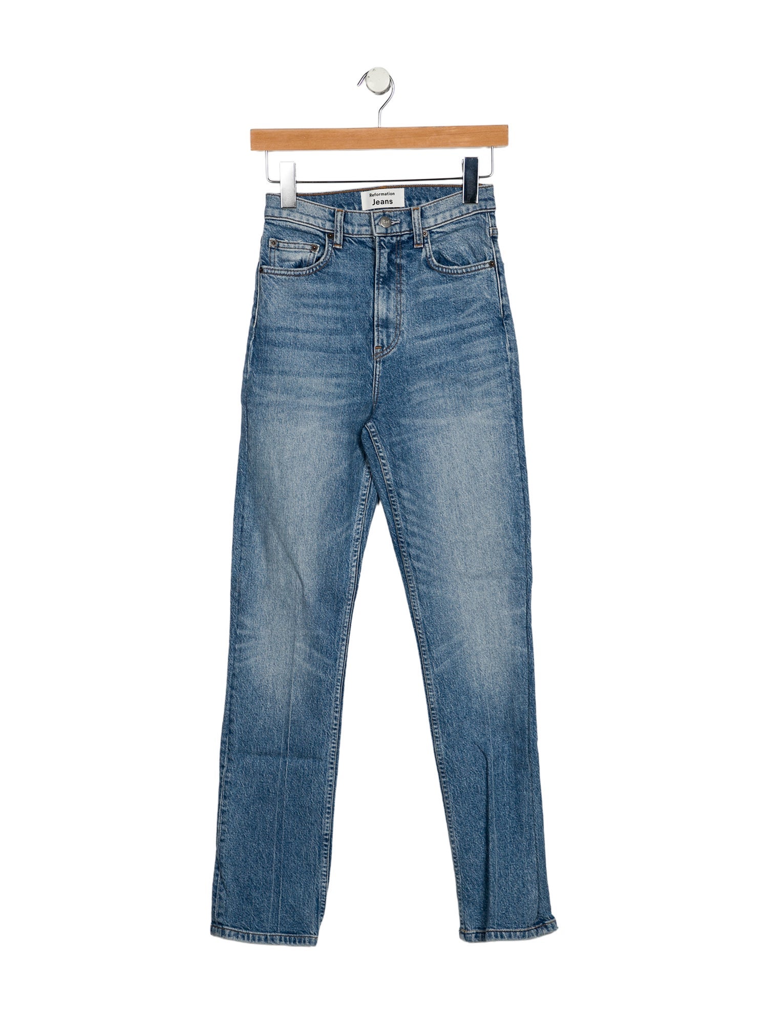 Reformation High-Rise Straight Leg Jeans