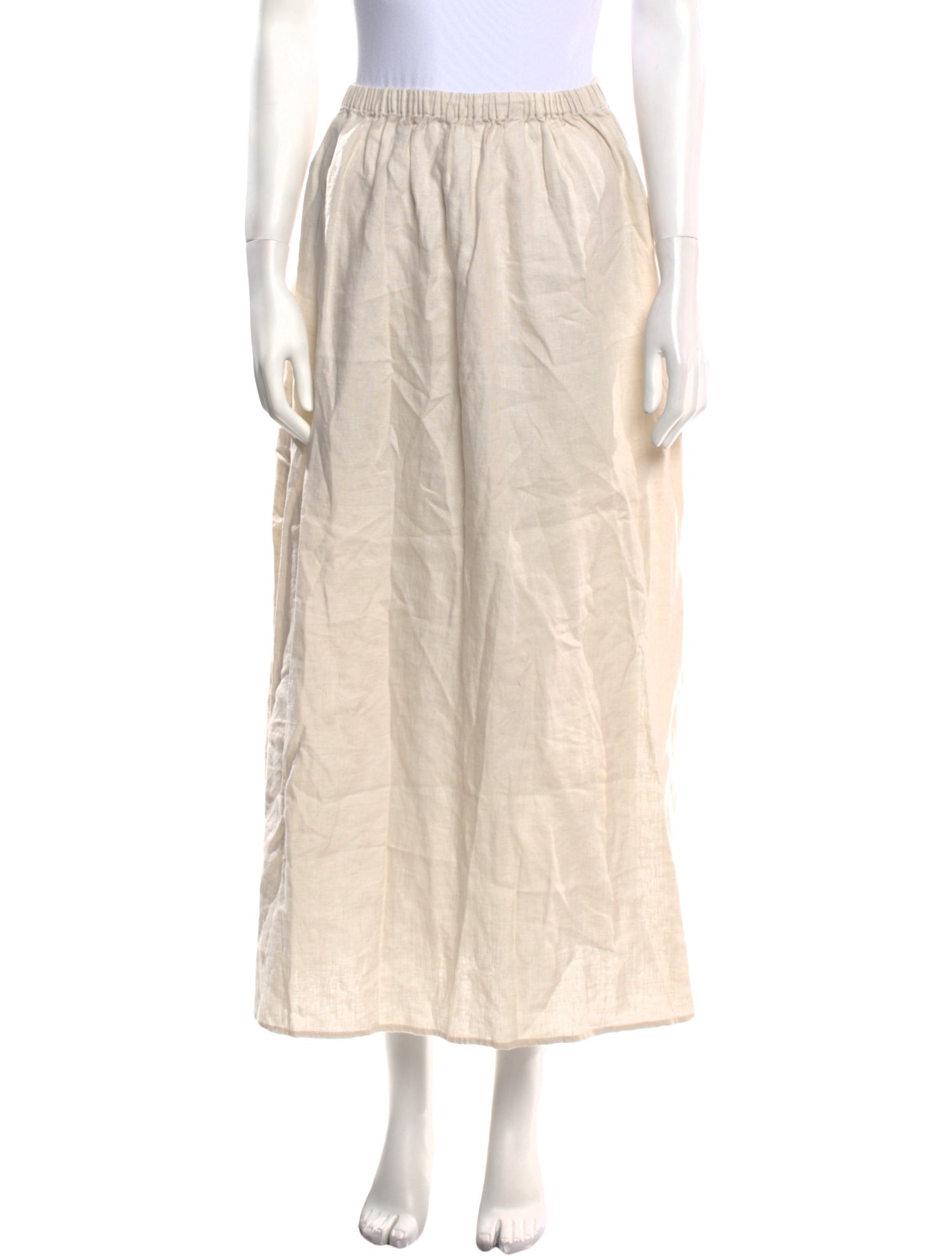 Reformation Linen Midi Length Skirt