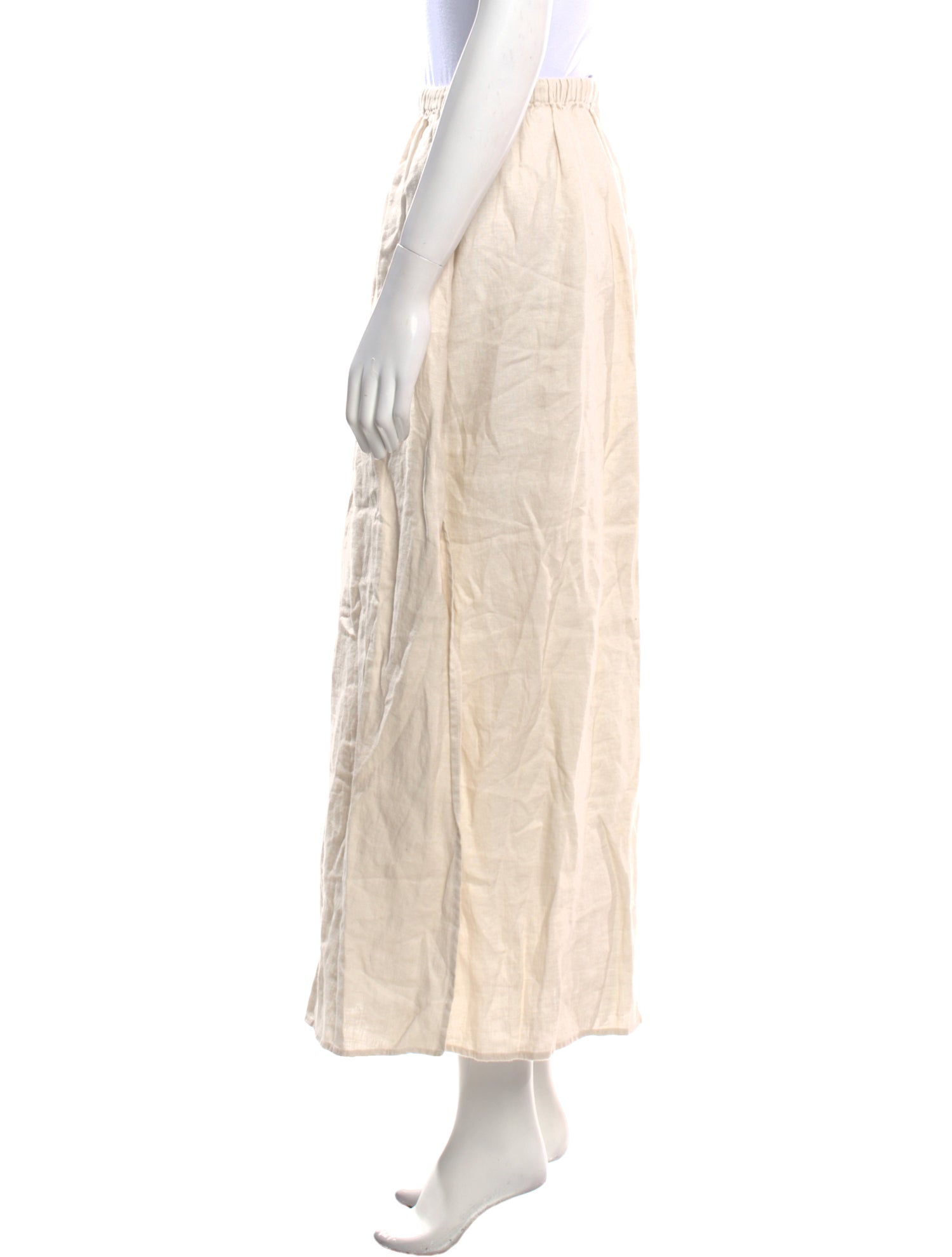 Reformation Linen Midi Length Skirt