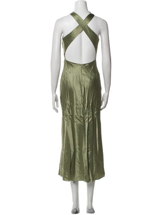 Reformation Silk Long Dress