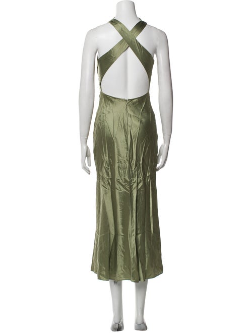 Reformation Silk Long Dress