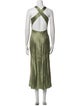 Reformation Silk Long Dress
