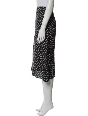 Reformation Floral Print Knee-Length Skirt