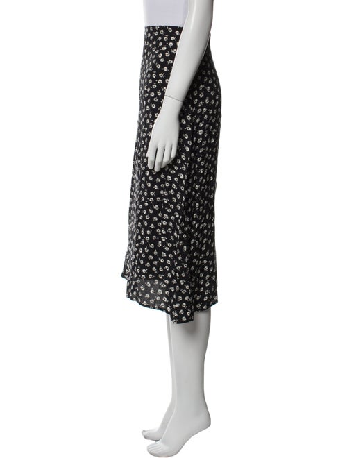 Reformation Floral Print Knee-Length Skirt