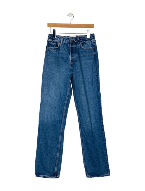 Reformation Mid-Rise Straight Leg Jeans
