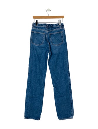 Reformation Mid-Rise Straight Leg Jeans