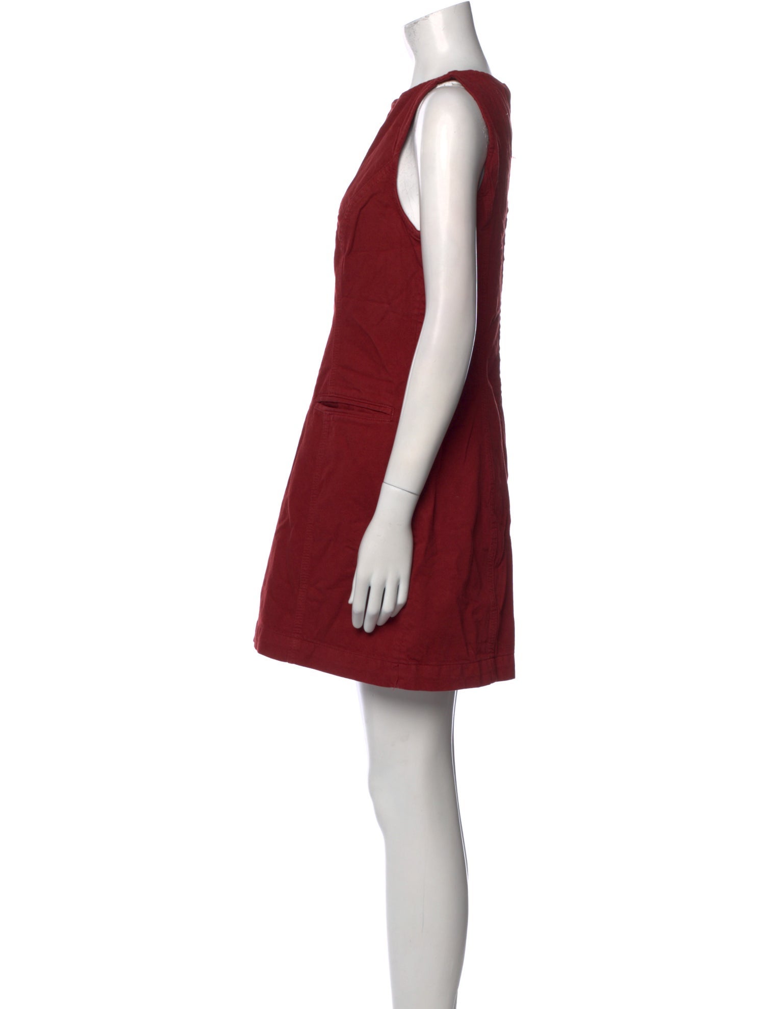 Reformation Bateau Neckline Mini Dress