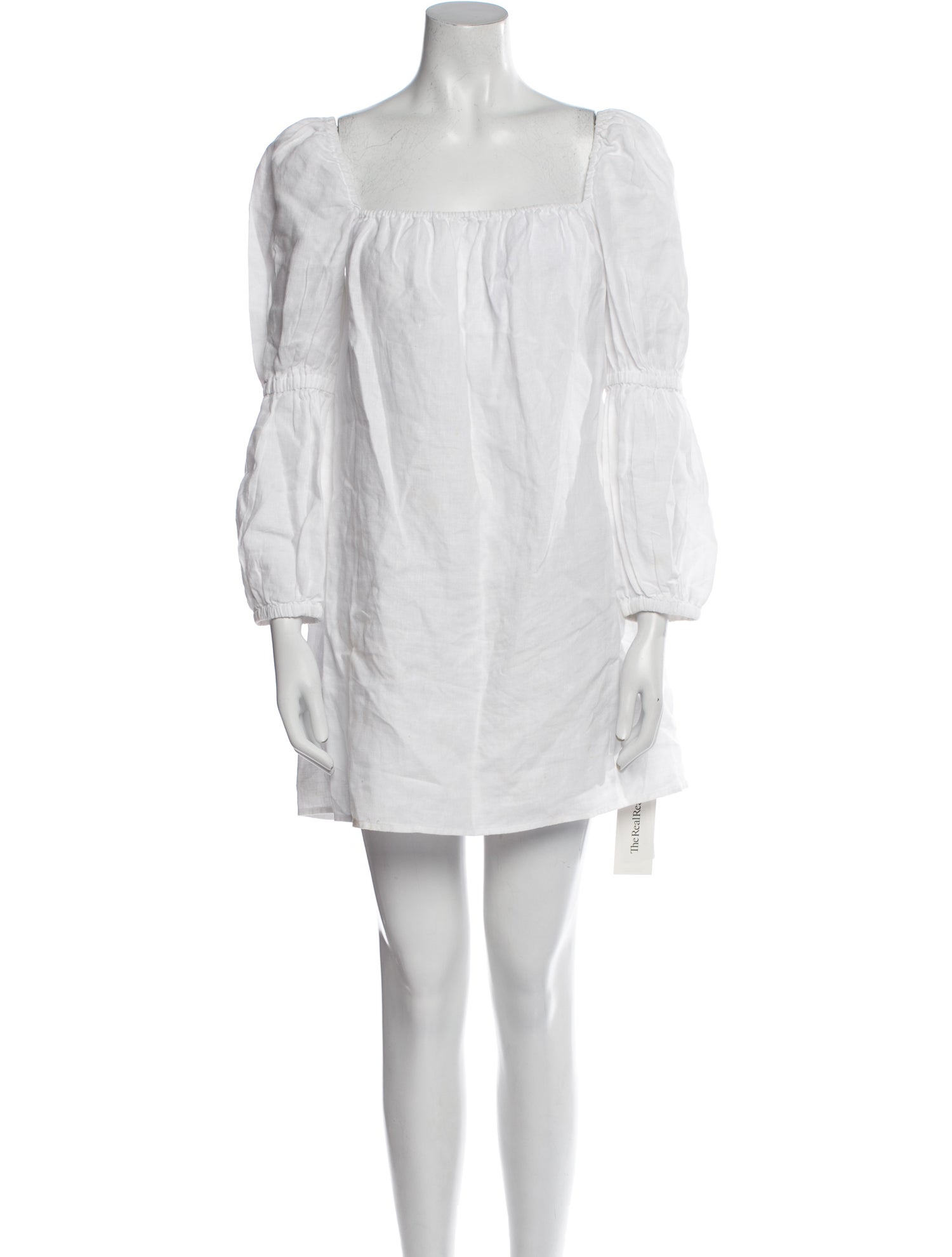 Reformation Square Neckline Mini Dress