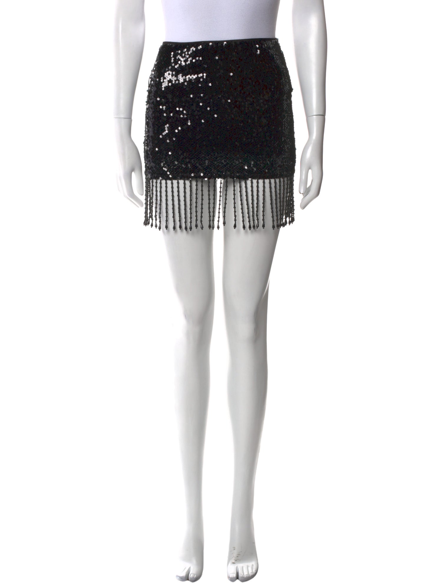 Reformation Fringe Trim Accent Mini Skirt