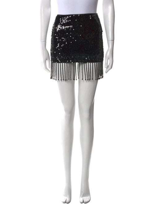 Reformation Fringe Trim Accent Mini Skirt