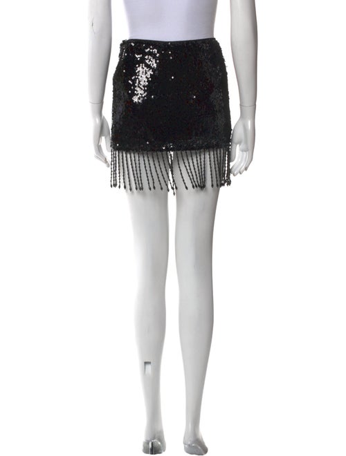 Reformation Fringe Trim Accent Mini Skirt