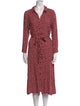 Reformation Printed Midi Length Dress