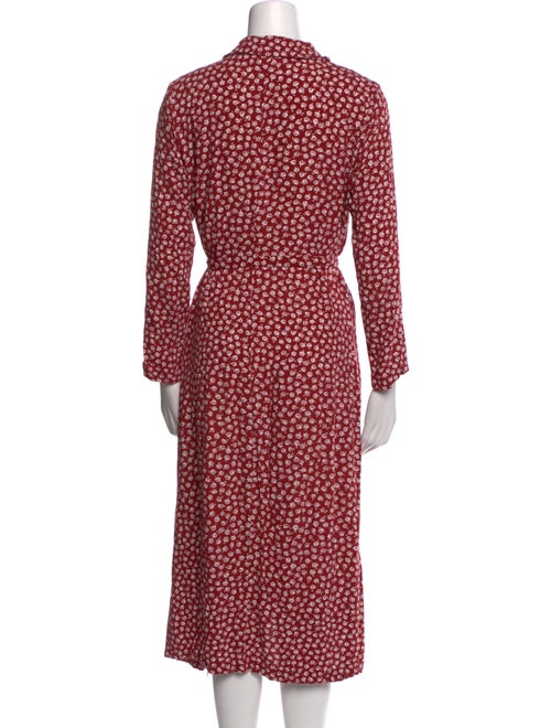 Reformation Printed Midi Length Dress