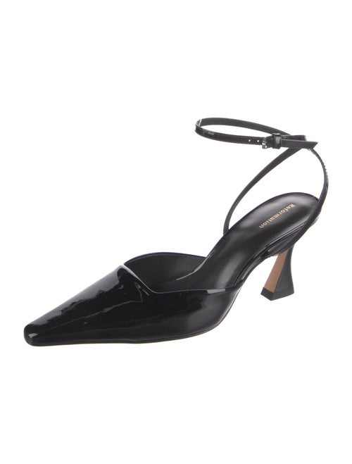Reformation Patent Leather Slingback Pumps
