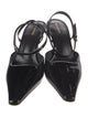 Reformation Patent Leather Slingback Pumps
