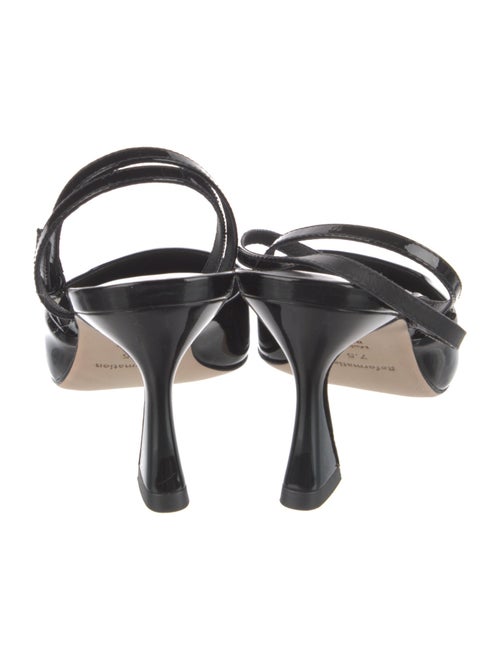 Reformation Patent Leather Slingback Pumps