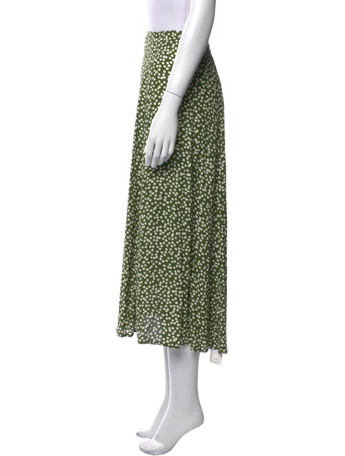 Reformation Polka Dot Print Midi Length Skirt