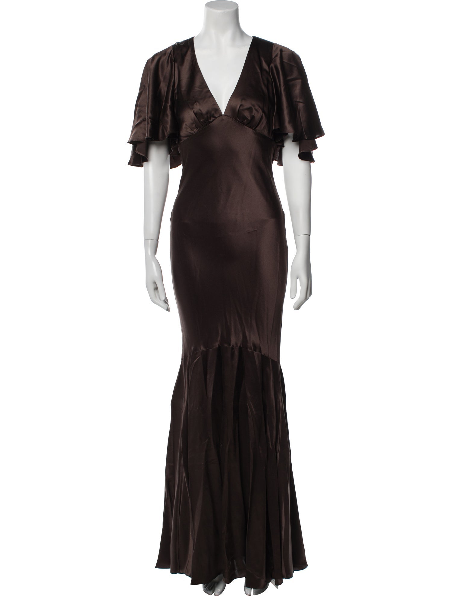 Reformation Silk Long Dress