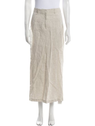Reformation Linen Midi Length Skirt