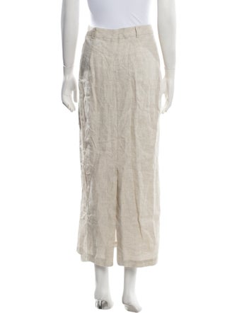 Reformation Linen Midi Length Skirt