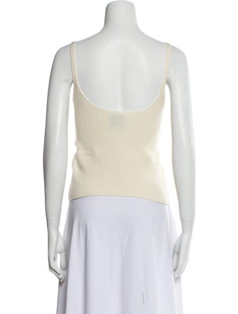 Reformation Merino Wool Square Neckline Top